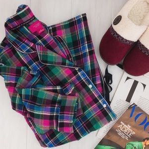 Victoria’s Secret • Sparkle Plaid Dreamer Sleep Shirt